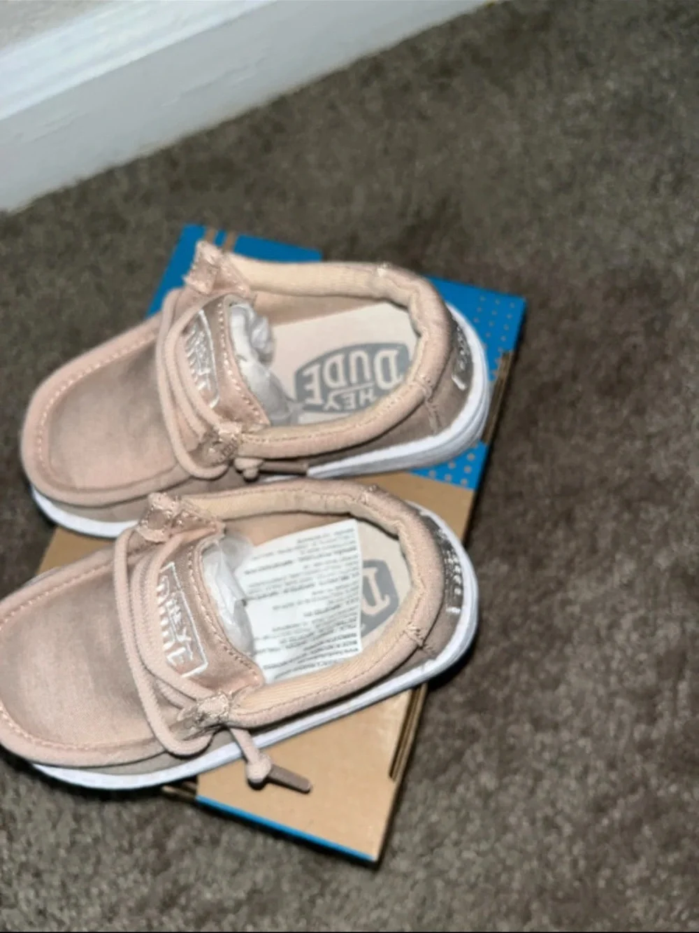 Hey Dude Toddler Slip-On Shoes - Tan